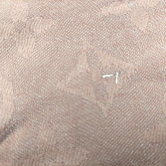 LOUIS VUITTON LV Vintage Iridescent Blush Pink Silk Wool Scarf Shawl Wrap - Picture 8 of 11